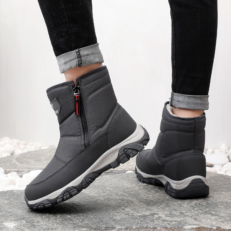 Waterproof winter work safety shoes with orthopedic insoles offer maximum protection from the cold, a durable, non-slip sole, and all-day comfort.